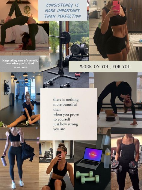 workout inspo fitness inspo moodboard gym moodboard gym inspo gym motivation motivation moodboard workout moodboard Workout Aesthetic Fitness Motivation Collage, Fit Gym Aesthetic, Consistent Gym Aesthetic, Work Out Goals Motivation, Workout Outside Aesthetic, Workout Vision Board Ideas, Workout Lifestyle Aesthetic, Vision Board Exercise Fitness Motivation, Working Out Goals