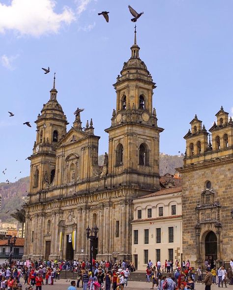 Plaza Bolivar, Bogotá, Colombia South America Destinations, Colombia Travel, Travel Outdoors, Holy Week, Koh Tao, Travel South, South America Travel, Open Water, Oh The Places Youll Go