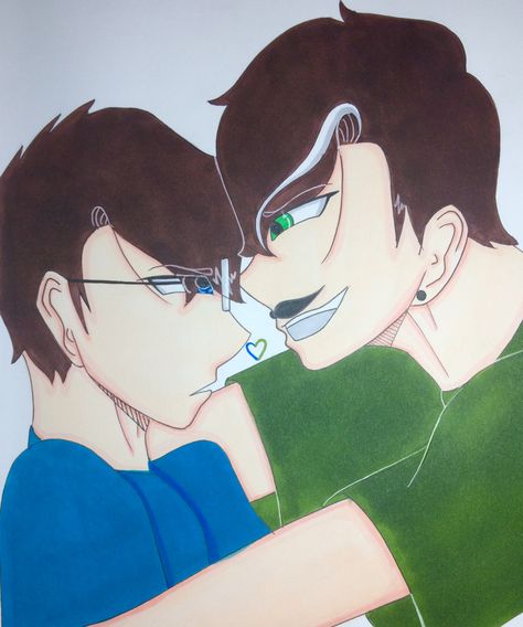 Intrulogical Fanart, Analogical Sanders Sides Fanart, Sanders Sides Janus X Logan, Logan Fanart Sanders Sides, Patton Fanart Sanders Sides, Sander Sides Intrulogical, Thomas Sanders, Sander Sides, Sanders