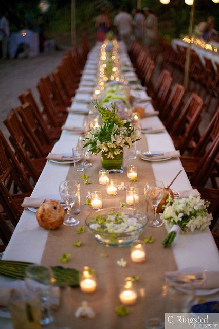 costaRica2012 167 | Sanctuary-Studio | Flickr Beach Wedding Table Settings, Costa Rica Beach Wedding, Beach Table Decorations, Beach Wedding Tables, Long Table Wedding, Romantic Beach Wedding, Beach Table, Tafel Decor, Rustic Wedding Table