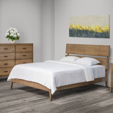 Solid wood bed design