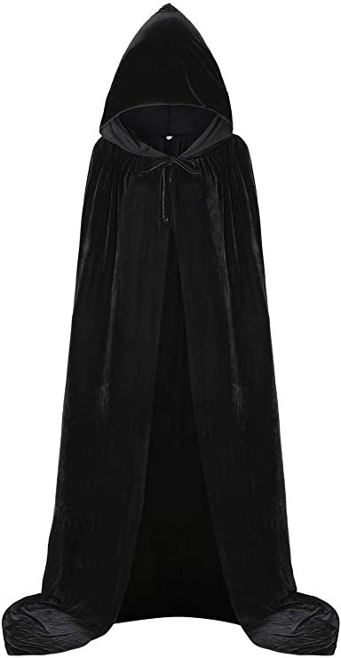 Sarah Sanderson Costume, Wizard Robe, Witches Costumes For Women, Cloak With Hood, Velvet Cloak, Wizard Robes, Cosplay Costumes For Men, Black Cloak, Red Riding Hood Costume