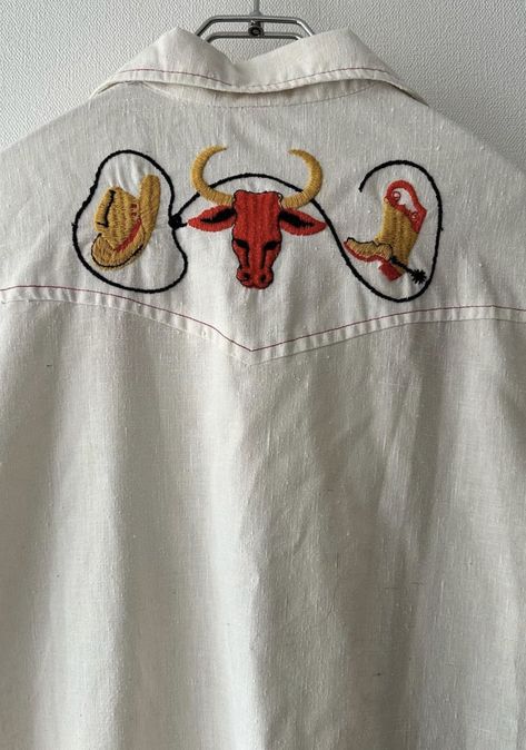 Porter Wagoner, Cowboy Embroidery, Western Embroidery, Doodle Cartoon, Trip Outfits, Embroidered Art, Retro Ideas, Wedding Shirts, Hand Embroidery Art