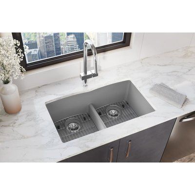 Divided Kitchen, Granite Composite Sinks, Composite Sink, Drop In Kitchen Sink, New House Build, Apron Sink Kitchen, Granite Kitchen Sinks, Countertop Ideas, Kitchen Necessities