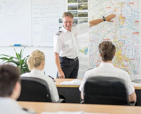 Our pilot training facilities in Australia are designed for an exceptional learning experience. They are modern, spacious, comfortable and are equipped with the latest technology.   In this post you can see our theory instructor, Charles in one of our Large purpose built classroom teaching the students about Navigation and how to use the Aviation Maps.   #Avgeeks #studentpilotlife #Australia #Goldcoast #Caloundra #AAAFacilities Aviation Student, Aviation School, Pilot Course, Aviation College, Pilot Uniform, Aviation Training, Student Pilot, Airline Pilot, Essay Tips