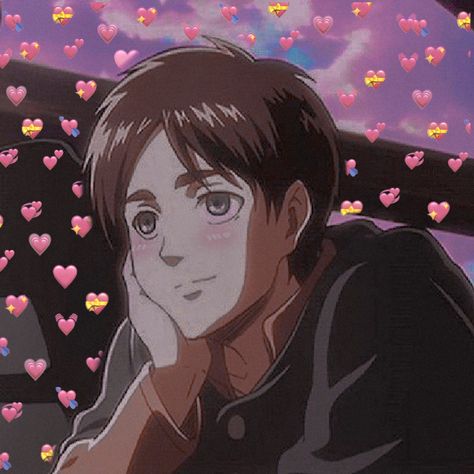 Eren Jaeger cute Eren Blushing, Blushing Anime, Aot Funny, Otaku Funny, Father Images, Boy Illustration, Emoji Art, Attack On Titan Eren, Eren Yeager