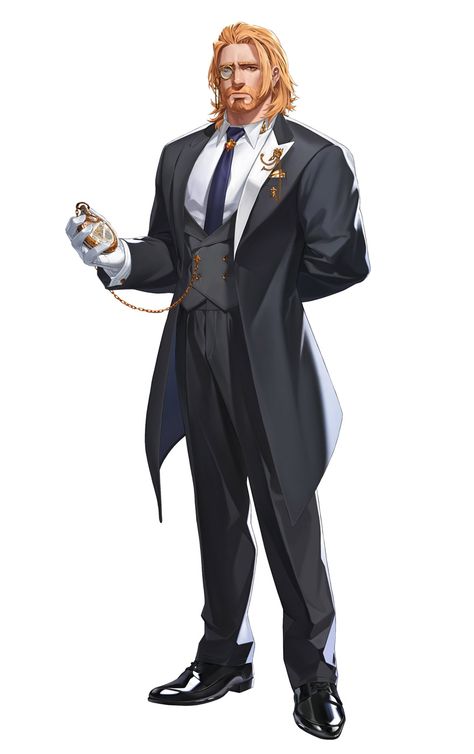 Butler Outfit, Black Survival, Immortal Soul, Butler Anime, Dungeons And Dragons Homebrew, Character Wallpaper, Male Poses, Character Design Male, 판타지 아트