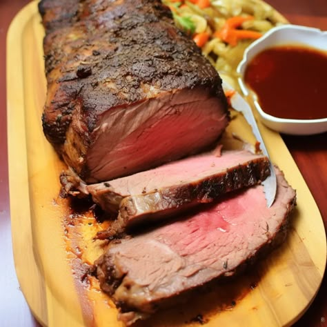 Poor Man's Prime Rib Poor Man’s Prime Rib, Poor Mans Prime Rib, Best Carne Asada Recipe, Beef Tenderloin Roast, Prime Rib Recipe, Random Recipes, Meatless Main Dishes, Poor Man, Roast Beef Recipes