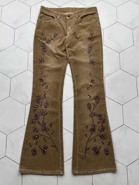 Vintage Corduroy Flare Pants Women’s Size 27 | eBay 70s Corduroy, Pants Ideas, Corduroy Flare Pants, Bo Ho, Cottagecore Clothes, Vintage Corduroy, Digital Closet, Laura Ingalls, T Dress