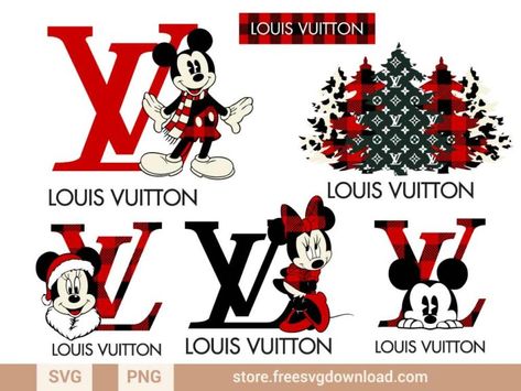 Home - Store Free SVG Download Louis Vuitton Mickey, Sports Brand Logos, Louis Vuitton Pattern, Minnie Mouse Christmas, Barbie Logo, Clothing Brand Logos, Minnie Christmas, Baby Mickey Mouse, Off-white Logo