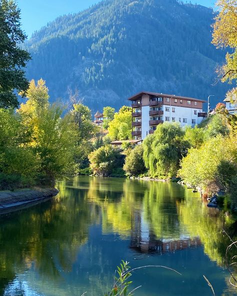 #fairytale #cottagecore #leavenworth #bavarian #mountains #aesthetic #leavenworthwa #washingtonstate #pnw #pnwonderland #wenatcheeriver Bavarian Aesthetic, Fairytale Cottagecore, Bavarian Forest, Mountains Aesthetic, European Aesthetic, Going Places, Summer 24, Washington State, Real Life