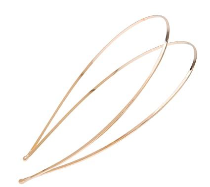 Amazon.com : L. Erickson Metal Double Headband - Gold : Beauty Angel And Devil Costume, Double Headband, Chain Headband, Headband Gold, Wire Headband, Embellished Headbands, Gold Beauty, Metal Headbands, Gold Headband