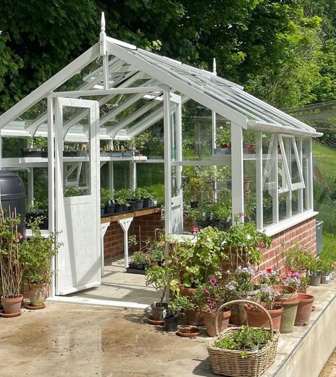 Greenhouses - ‘Grow Your Own’ and give your produce the best start and prolonged protection from a greenhouse, coldframe, polytunnel or sunny window ledge. . . . . . . . . . . Greenhouse inspiration credited to: @ourclapboardhomebythesea @chicandcountrymagazine @hartley_botanic @claudiadeyongdesigns @c.atherleylondon @enberget_vaxthus @greenhousestores @alitex_ . . . . . . . . . . #greenhouse #greenhouselife #greenhouses #greenhouselove #growyourown #growyourownfood #growfood #growflow... Alitex Greenhouse, Small Polytunnel, Greenhouse Inspiration, Dream Greenhouse, Large Greenhouse, Greenhouse Ideas, Sunny Window, Window Ledge, Greenhouse Growing