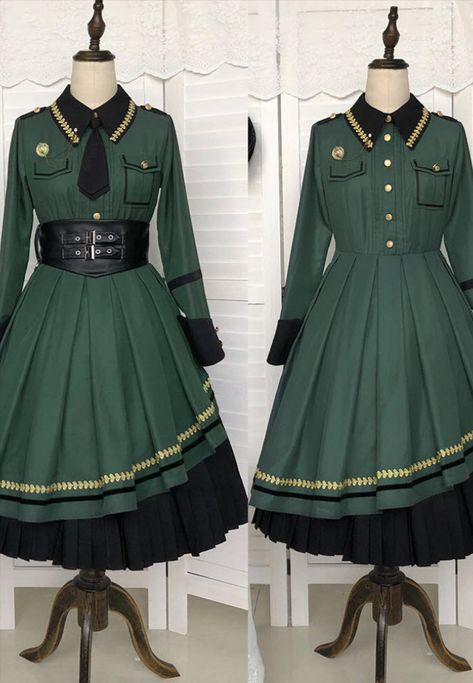 New Release: WithPuji 【-The Desert Zone-】 #MilitaryLolita Dress Set

◆ Shopping Link >>> https://lolitawardrobe.com/withpuji-the-desert-zone-military-lolita-dress-set_p6514.html Military Outfits, Outfit Reference, Military Dresses, Shopping Link, Boujee Aesthetic, Harry Potter Outfits, Military Outfit, Random Art, Dress Set