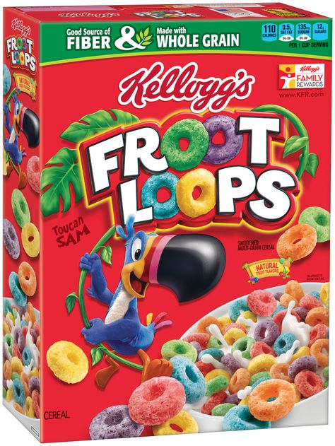 Oo Words, Fruit Loops Cereal, Hostess Cupcakes, Paper Squishy, Cereal Brands, Whole Grain Cereals, Crunch Cereal, Fruit Loops, Krispy Kreme