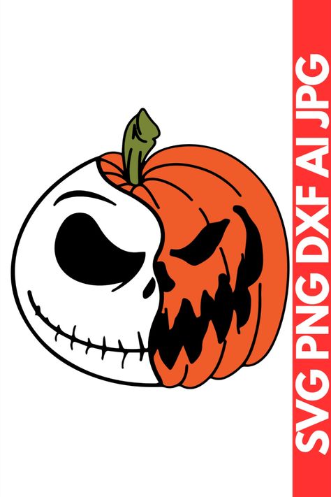 Disney Jack Skellington SVG, Halloween Jack Skellington SVG, Pumpkin SVG, Nightmare Before Christmas Ideas De Calabazas Halloween, Decoracion Hallowen Ideas, Piñata Halloween, Jack Skellington Drawing, Jack Skellington Svg, Halloween Jack Skellington, Pumpkin Cartoon, Nightmare Before Christmas Pumpkin, Halloween Pumpkin Crafts