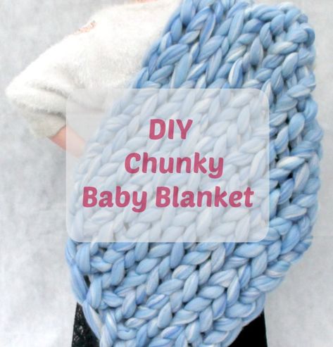 Baby Blanket Tutorial FAST, EASY and Super Chunky - Truly Majestic Arm Knitting Tutorial, Women Knitting Patterns, Knitting Patterns For Christmas, Knit Leg Warmers Pattern, Baby Boy Gift Ideas, Beautiful Crochet Blanket, Chunky Baby Blanket, Knitting Patterns Hats, Knit Baby Blankets