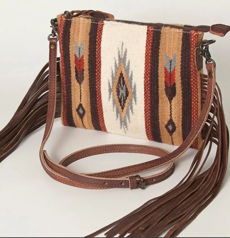 Western Handbags, Saddle Blanket, Crossbody Messenger Bag, Leather Fringe, Womens Crossbody Bag, Women Bag, Handbag Purse, Bag Making, Saddle