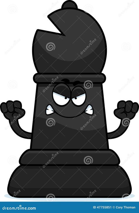 Angry Illustration, Bishop Chess Piece, Bishop Chess, Angry Cartoon, Chess Pieces, A Cartoon, Cartoon Illustration, Screen Savers, Powerpoint Presentation