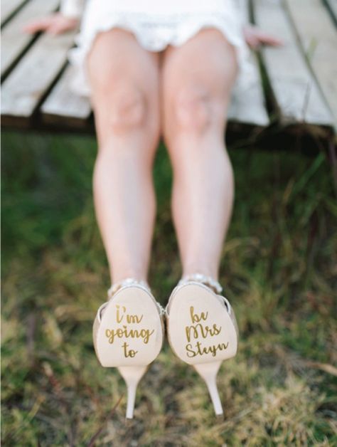 8 Cute Ideas for the Soles of Your Wedding Shoes - weddingsonline Writing On Bottom Of Wedding Shoes, Cricket Wedding, Funny Shoes, Bridal Theme, Cute Ideas, Wedding Chicks, Wedding Dress Trends, Sweet Messages, Wedding Heels