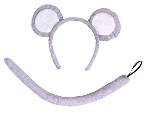 Child Fancy Dress Mouse Set Grey (Ears and Tail) Bristol Novelties http://www.amazon.co.uk/dp/B00L3G1G5S/ref=cm_sw_r_pi_dp_sErKwb0EXSMR9 Animal Fancy Dress, Children's Book Week, Grey Mouse, Ears And Tail, Mouse Costume, Fancy Dress For Kids, Book Week, Period Costumes, Childrens Dress