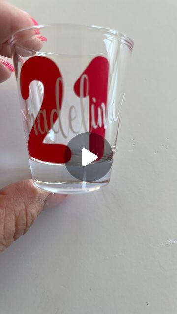 Nancy Daughtrey Church on Instagram: "Thanks Mandy for shopping with us! Wishing Mandalina a very happy 21st Birthday. 🎂🎂🎂 #21stbirthday  #personalizedshotglasses #personalizedgifts  #21stbirthdayvibes #21stbirthdaygift #birthdaygirl #birthdayparty #21stbirthdayparty #giftsforher #customshotglass #personalizedgifts #personalizedshotglass #personalizedshot https://littlebumblebestudio.etsy.com/listing/1674673870" 21st Birthday Party Favors, Birthday Shot Glasses, Birthday Shots, Happy 21st Birthday, Birthday Party 21, May 21, Shot Glasses, Birthday Party Favors, 21st Birthday