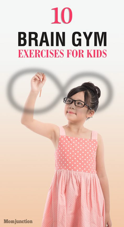 Top 10 Brain Gym Exercises For Kids:read through our collection of 10 lovely brain gym exercises for kids. Brain Gym Exercises, Brain Gym For Kids, Exercises For Kids, Gym Exercises, Nutrition Quotes, Vision Therapy, Exercise Activities, Brain Gym, Learning Tips