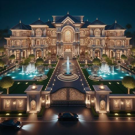 Dream House Pictures, Mansion Aesthetic, Castle House Design, Big Mansions, Mansion Exterior, Luxury Houses Mansions, Mansion Designs, Dream Mansion, A Mansion