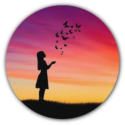 Nature Dp, Girl With Butterfly, Dp For Whatsapp, Whatsapp Dp, Nature