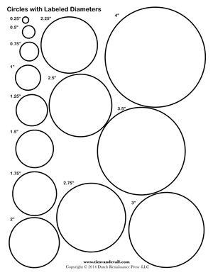 Download a free circle template printable PDF sheet for your arts and crafts project. Great for kids, teachers and parents. Free circle shapes to print. Creative Art Projects, Printable Circles, Shape Templates, ดินปั้น Polymer Clay, Circle Template, Stencil Templates, Penny Rugs, Flower Template, Stencil Template