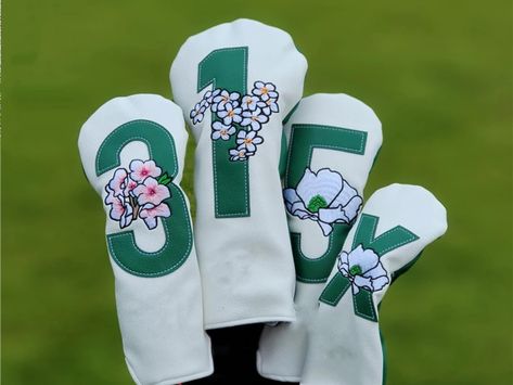 Golf Club Headcovers, Golf Headcovers, Driver Covers, Golf Inspiration, Masters Tournament, Club Aesthetic, Masters Golf, Golf Head Covers, Gifts For Golfers