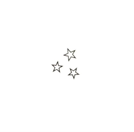 Star Sibling Tattoos, Single Star Tattoo Designs, Three Small Stars Tattoo, Small Star Tattoos On Shoulder, 3 Stars Tattoo Design, Star Shape Tattoo, Triple Star Tattoo, 3 Star Tattoo Designs, 3 Star Tattoos For Women