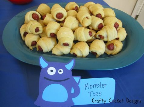 Monster Snacks, Monster University Birthday, Cricket Designs, Monster University Party, Monsters Inc Baby Shower, University Party, Little Monster Party, Monster First Birthday, Monster Food