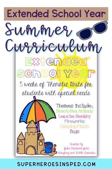 Check out these ESY (extended school year) units for special education! Lesson plan themes include: The Beach, Let’s be Healthy, Fireworks, Camping, and Bugs. Special needs students need structure, routine, and help with life skills even in the summer in order to create a smooth transition to school in the fall. Creative teacher resources for the self contained classroom educator. Lesson Plan Themes, Summer School Themes, Special Needs Teacher, Teaching Reading Comprehension, Individual Education Plan, Special Education Math, Self Contained Classroom, Reading Curriculum, Elementary Lesson Plans