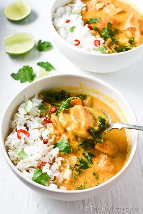 6. Thai Chicken Curry #paleo #crockpot #recipes http://greatist.com/eat/paleo-crock-pot-recipes Crock Pot Thai Chicken Curry, Crock Pot Thai, Thai Mat, Easiest Meals, Thai Chicken Curry, Paleo Crockpot, Crock Pot Recipes, Thai Chicken, God Mat