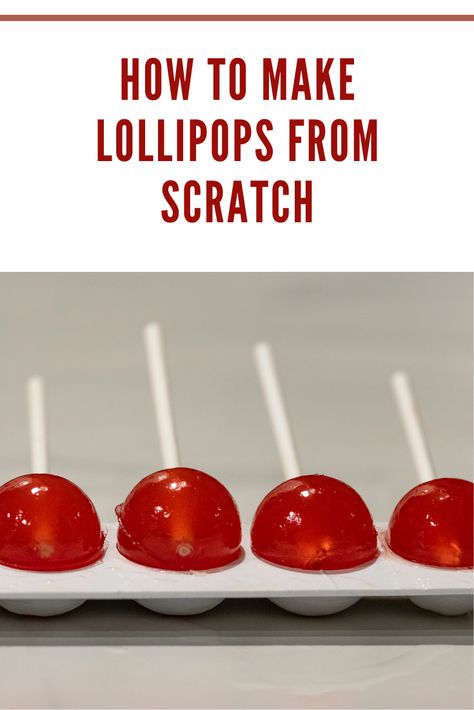 2 cups sugar 1 cup water 1/2 teaspoon oil flavoring** 2/3 cup corn syrup 1/2 teaspoon food coloring** ** Flavor and color should match How to Make Lollipops: Prepare molds and working surfaces by spraying Homemade Lollipops Healthy, Home Made Suckers, How To Make Suckers Homemade Lollipops, Sucker Recipe Homemade Lollipops, Homemade Suckers Lollipops, Home Made Lollipops, Homemade Suckers Recipes, Lolipop Recipes Easy, How To Make Lollipops Recipes