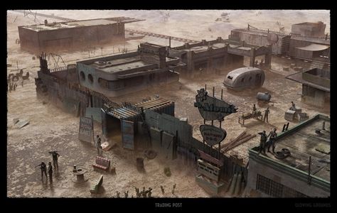 Zombie Rpg, Apocalypse Landscape, Post Apocalyptic City, Arte Zombie, Apocalypse World, Post Apocalyptic Art, Apocalypse Now, Apocalypse Art, Bg Design