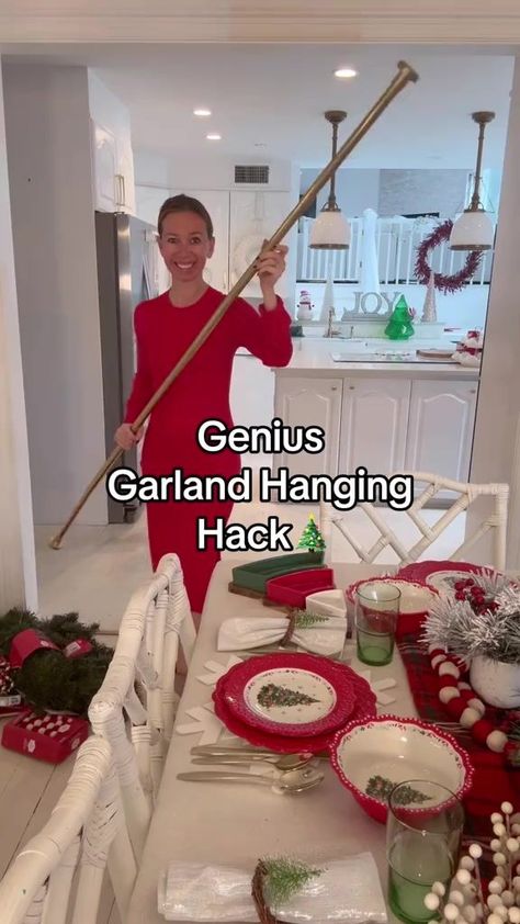 576K views · 3.5K reactions | GENIUS *GARLAND* SHOWER ROD HACK | At Home With Shannon | At Home With Shannon · Original audio Tension Rod Garland Hack, Christmas Garland On A Tension Rod, Shower Curtain Rod Garland, Shower Rod Garland, Shower Rod Christmas Garland, Tension Rod Christmas Garland, Curtain Rod Garland, Tension Rod Garland, Tension Rod Ideas