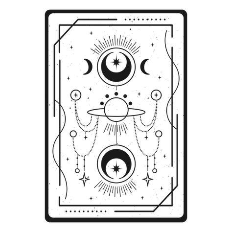 Esoteric tarot card PNG Design Tarot Advertisement, Tarot Svg, Tarot Card Svg, Tarot Design, Card Png, Card Svg, Design Silhouette, Design Maker, Design Geometric