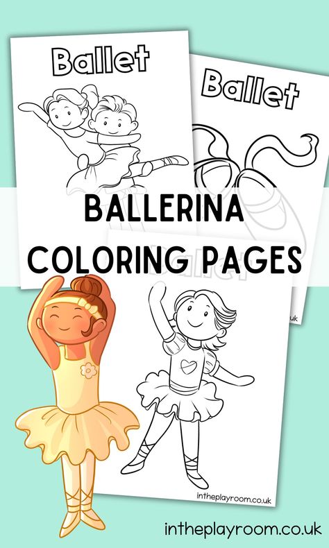 Free Printable Ballet Coloring Pages  - In The Playroom Ballet Printables, Ballet Coloring Pages, Ballerina Coloring Pages, Penguin Coloring Pages, Farm Animal Coloring Pages, Rainy Day Fun, Barbie Coloring, Barbie Coloring Pages, Activities For Girls