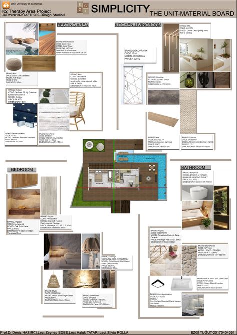 Material Board Architecture Presentation, Material Sheet Architecture, Material Board Architecture, Materials Board Architecture, Concept Sheet Interior Design, Elevation Render, Layout Composition, Concept Board Architecture, Nature Hotel