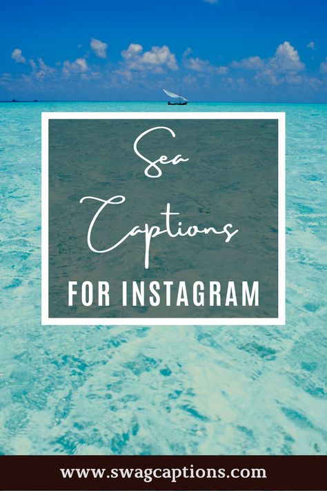 Looking for some inspiration for your next Instagram post? Check out these beautiful sea captions and quotes that will help you capture the beauty of the ocean. Whether you're a beach bum or just love spending time near the water, these quotes will help you show your love for the sea! #seacaptions #seaquotes #sea #beach #nature #travel #summer #photography #ocean #sunset #sun #love #photooftheday #sky #instagood #mare #landscape #picoftheday #beautiful #travelphotography #italy #holiday Travel Ocean Quotes, Sea Vibes Quotes, Salt Water Quotes Ocean, Mountain And Sea Quotes, Love The Sea Quotes, Quotes About The Sea And Love, Instagram Captions Sea View, Quotes For Sea Beaches, Sea Therapy Quotes