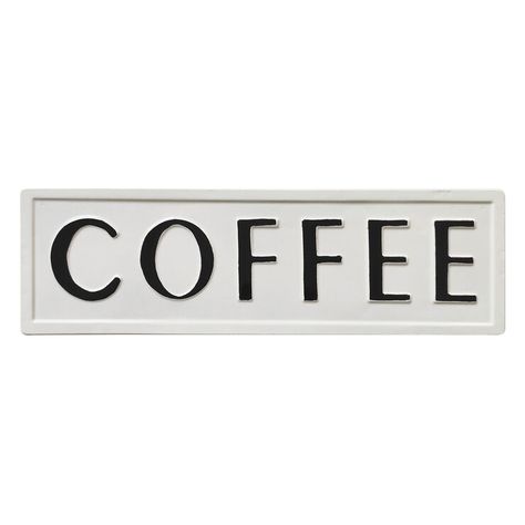 AM 20X6 COFFEESIGN Kitchen Metal Wall Art, Coffee Words, Outdoor Cushions Patio Furniture, Coffee Wall Decor, Coffee Sign, Coffee Wall, Bathroom Rugs And Mats, Patio Furniture Cushions, Word Signs