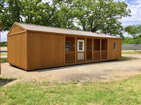 REPOS!!! Save money and buy a quality used Cabin from us- free delivery, no credit check. Graceland is the #1 selling building in the US. Call for details 903-513-6834. Graceland Shed Homes, Modular Log Cabin, Mini Barn, Texas Strong, Portable Buildings, Container Houses, Cemetery Decorations, Frame Cabin, Mobile Homes For Sale