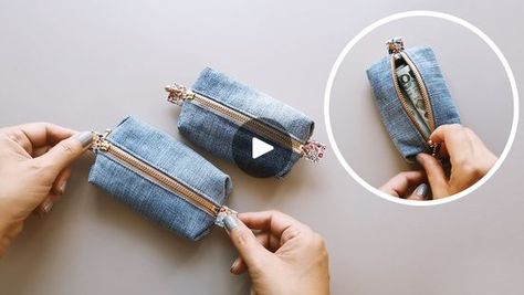 DIY Old Jeans Recycle Coin Purse | Sewing | Tutorial | DIY Old Jeans Recycle Coin Purse | Sewing | Tutorial
#online #DIY #bag #handmade #ideas #recycle #Tutorial #sewing | By SisterQuiltFacebook Coin Purse Sewing, Denim Recycle, Old Jeans Recycle, Jeans Recycle, Diy Old Jeans, Sewing Online, Handmade Tutorial, Purse Sewing, Tutorial Sewing