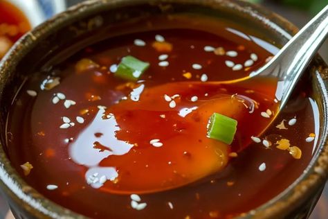 Chineses Sweet and Sour Sauce Chinese Sweet And Sour Sauce, Sweet N Sour Sauce Recipe, Sweet Sour Sauce, Beer Sauce, Chinese Takeaway, Sour Beer, Plum Jam, Sweet And Sour Sauce, Americas Test Kitchen