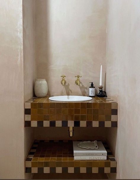 Tiles Of Ezra, Clay Chocolate, Unique Tile, Tile Inspiration, Bathroom Renos, Bathroom Space, House Bathroom, Interior Inspo, House Inspo