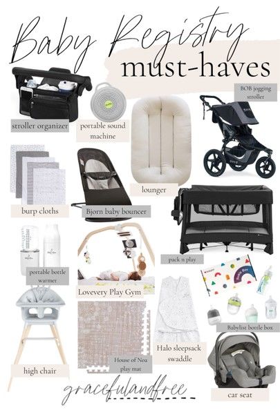 Registry Must Haves, Baby Registry Essentials, Baby Shower Registry, Baby Nursery Inspiration, Baby Essentials Newborn, Baby Registry Items, Baby Registry Must Haves, Newborn Baby Tips, Newborn Mom