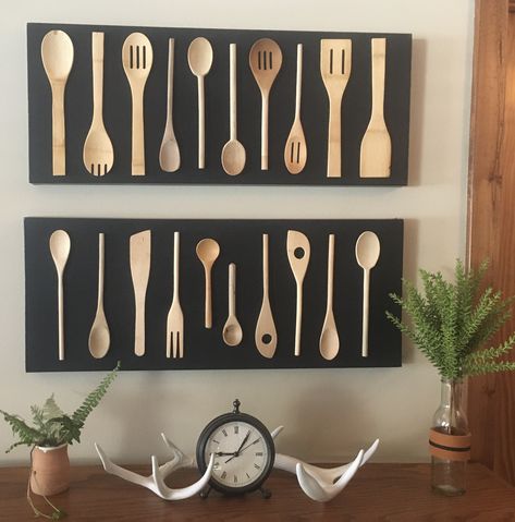 Kitchen Wall Art Diy, Dining Wall Decor, Shelf Decor Living Room, Diy Furniture Decor, Kitchen Artwork, Kitchen Walls, Wall Shelves Design, Diy Outdoor Decor, Boho Kitchen