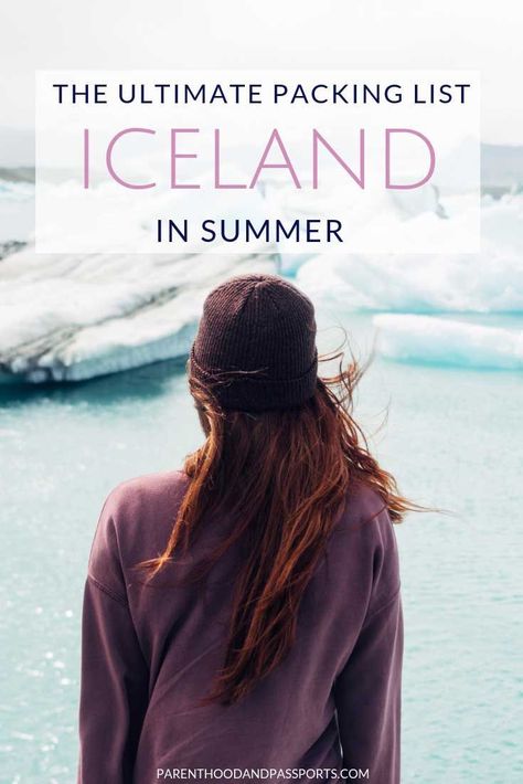 Iceland Summer Packing List, What To Wear In Iceland, What To Pack For Iceland, Iceland Packing List, Iceland Packing, Summer Packing Lists, Iceland Summer, Iceland Vacation, Ultimate Packing List